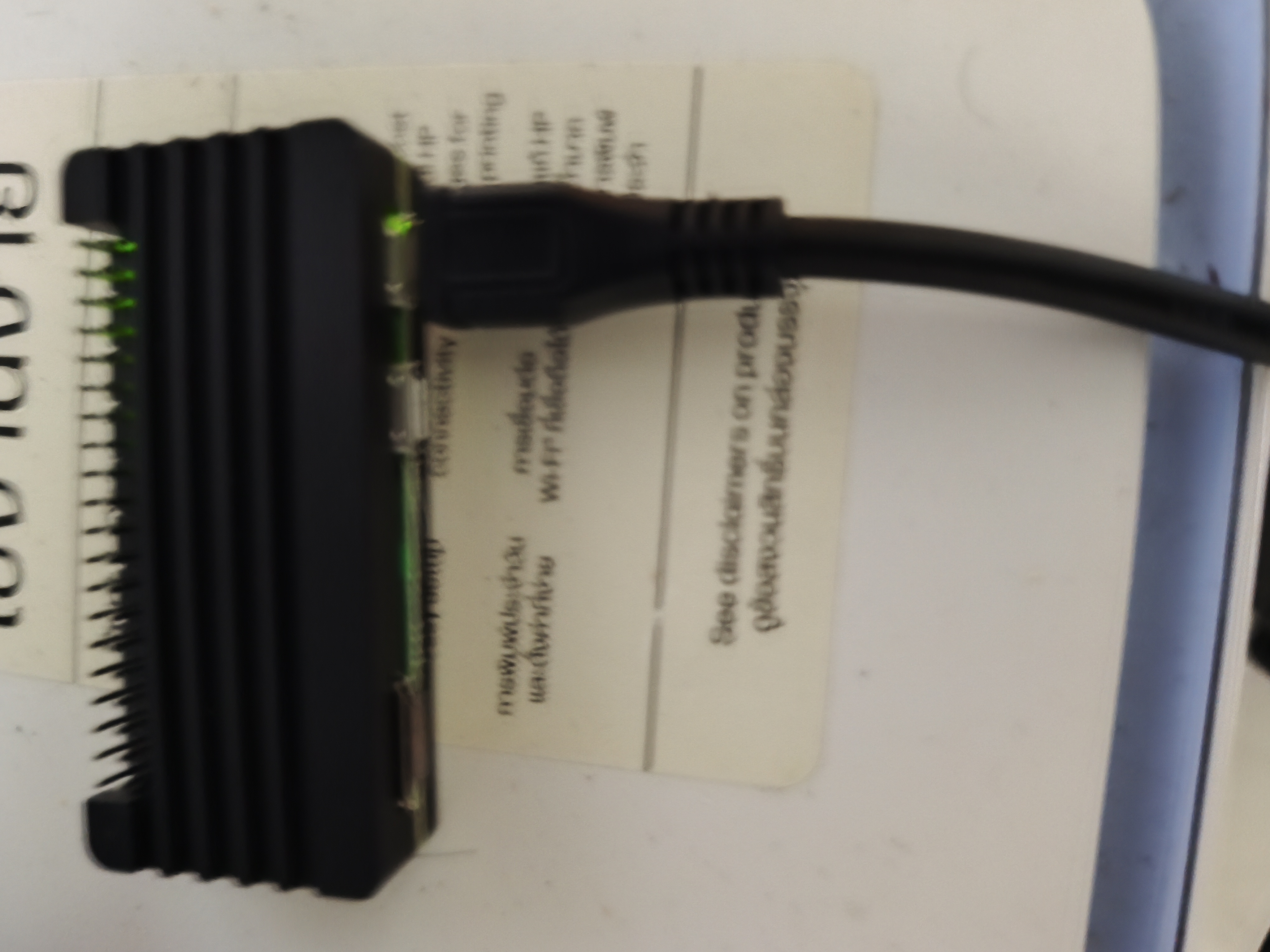 My Raspberry Pi Zero 2 with an aluminium heatsink case